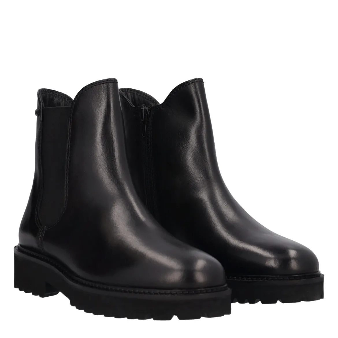 Stivaletto in pelle basso