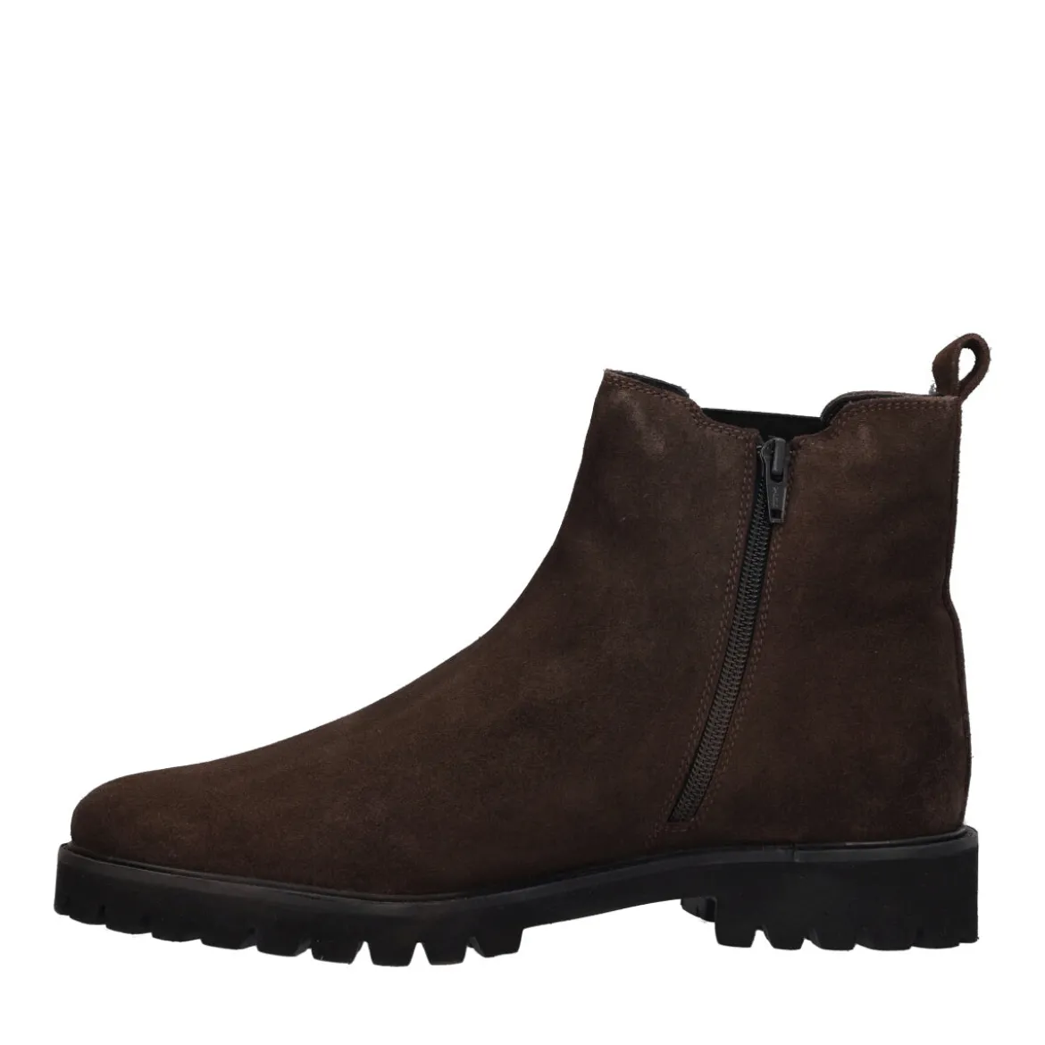 Stivaletto pelle scamosciata