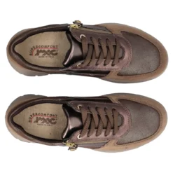 Stringate Comfort Donna Marrone