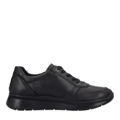 Stringate Comfort Donna Nere in Pelle