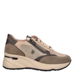 Stringate Donna Beige