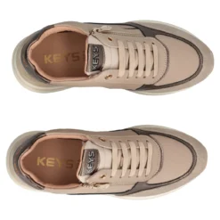 Stringate Donna Beige
