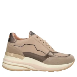 Stringate Donna Beige