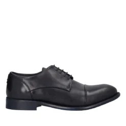 Stringate Eleganti Uomo Blu in Pelle
