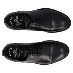 Stringate Eleganti Uomo Nere in Pelle