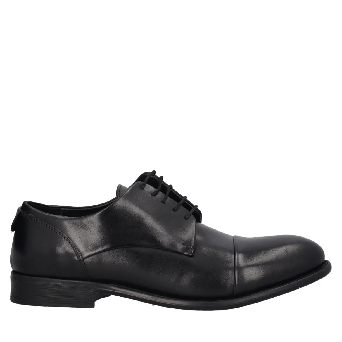 Stringate Eleganti Uomo Nere in Pelle