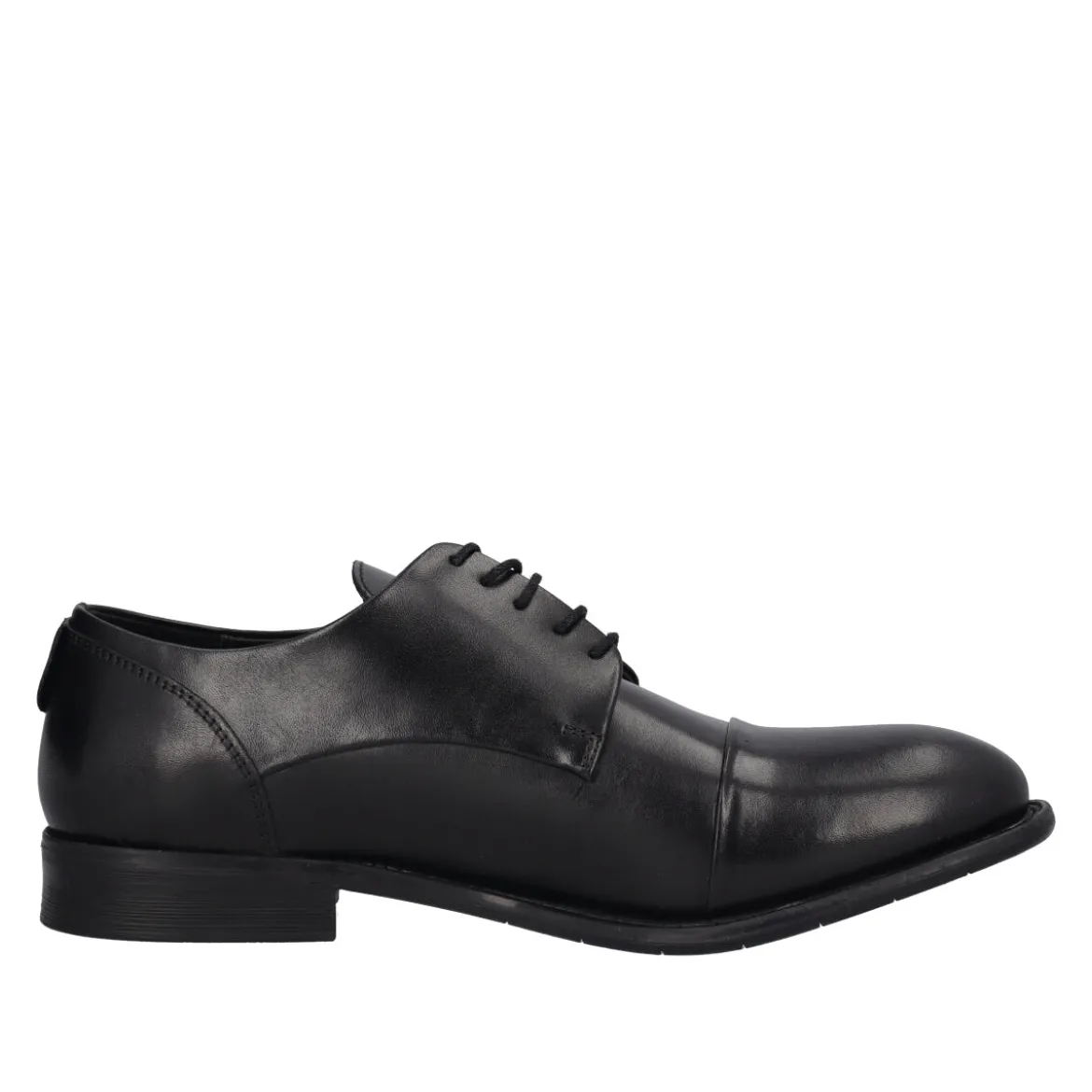 Stringate Eleganti Uomo Nere in Pelle