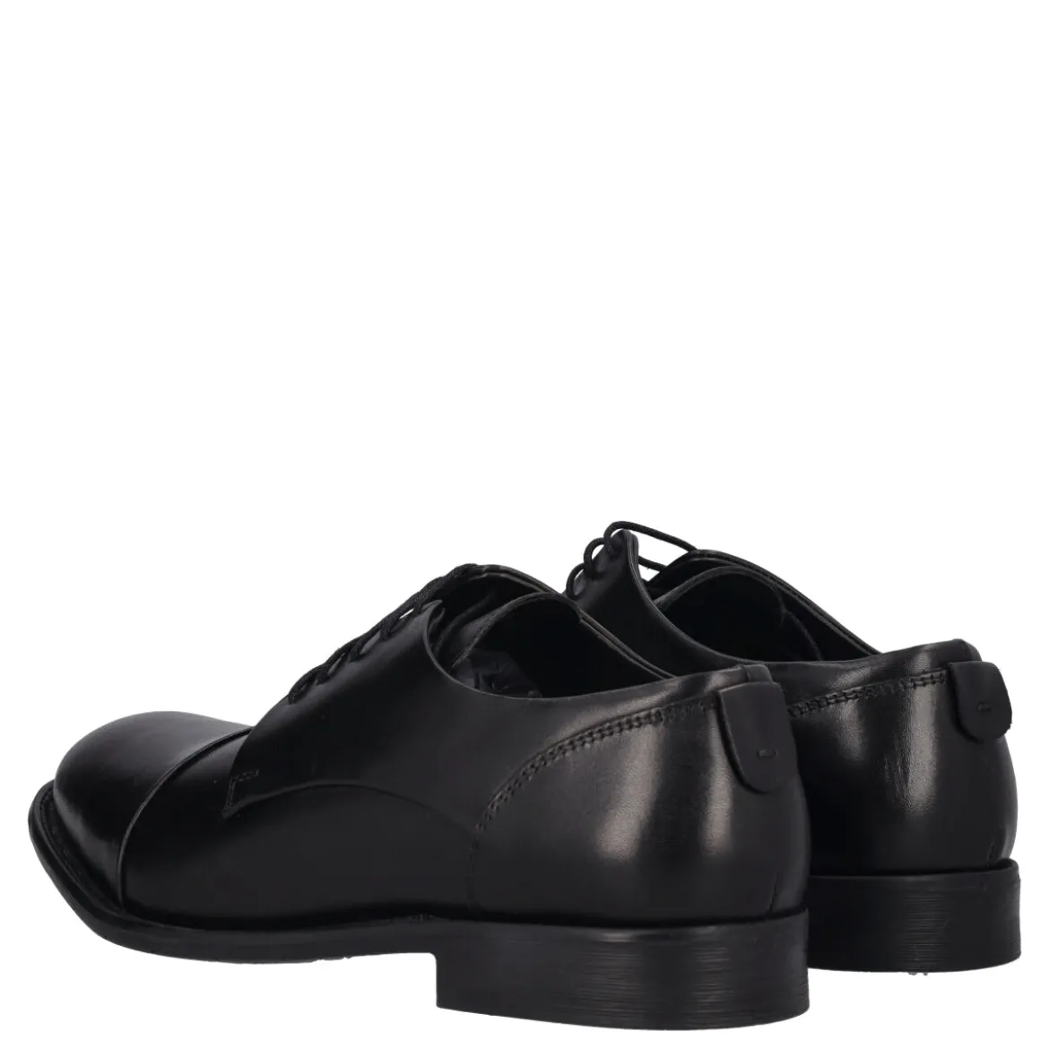 Stringate Eleganti Uomo Nere in Pelle