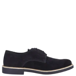Stringate Uomo Blu in Camoscio