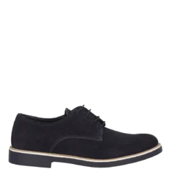 Stringate Uomo Blu in Camoscio