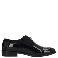 Stringate Uomo Nere in Vernice