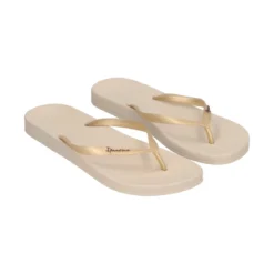 TAN FEM Infradito Donna Beige e Oro
