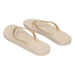 TAN FEM Infradito Donna Beige e Oro
