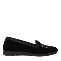 TEXI Pantofola Ballerina Donna Nere e Oro