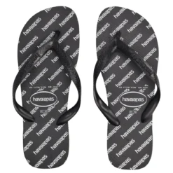 TOP LOGOMANIA Infradito Uomo Nere