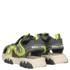 T-REX LIGHTS Sandali Bambino Grigi e Gialli