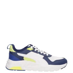 TRINITY 2 LT JR Sneakers Bambino Blu, Bianche e Gialle