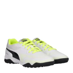 TRUCO III TT Scarpe da Calcio Indoor Uomo Bianche e Gialle Fluo