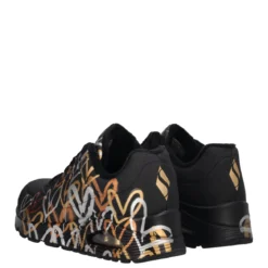 UNO METALLIC LOVE Sneakers Donna Nere