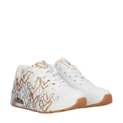 UNO METALLIC LOVE Sneakers Donna Cuori Metallizzati