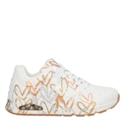 UNO METALLIC LOVE Sneakers Donna Cuori Metallizzati
