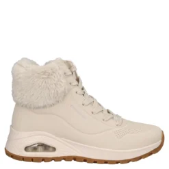 UNO RUGGED FALL AIR Polacchi Donna Off White