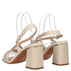 VIKY Slingback Donna Beige Alte 9 cm