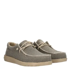 WALLY BRAIDED Mocassino Slip-on Uomo Beige