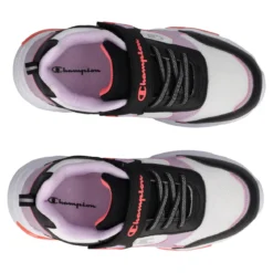WAVE G PS Sneakers Bambina BIanche, Nere e Lilla