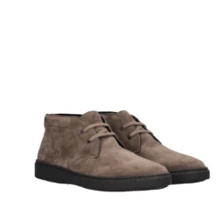 WAXY Polacchini Uomo Beige in Pelle Scamosciata