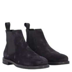WAXY Stivaletti Donna Blu in Pelle Scamosciata