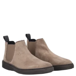 WAXY Stivaletti Uomo Beige in Pelle Scamosciata