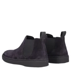 WAXY Stivaletti Uomo Blu in Pelle Scamosciata