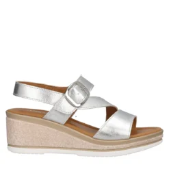 Zeppe Donna Argento Laminato