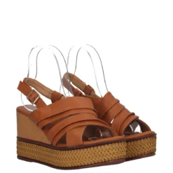 Zeppe Donna Camel